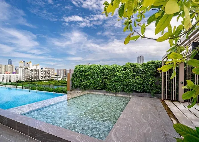 公寓 Rooftop Pool Near Thonglor *